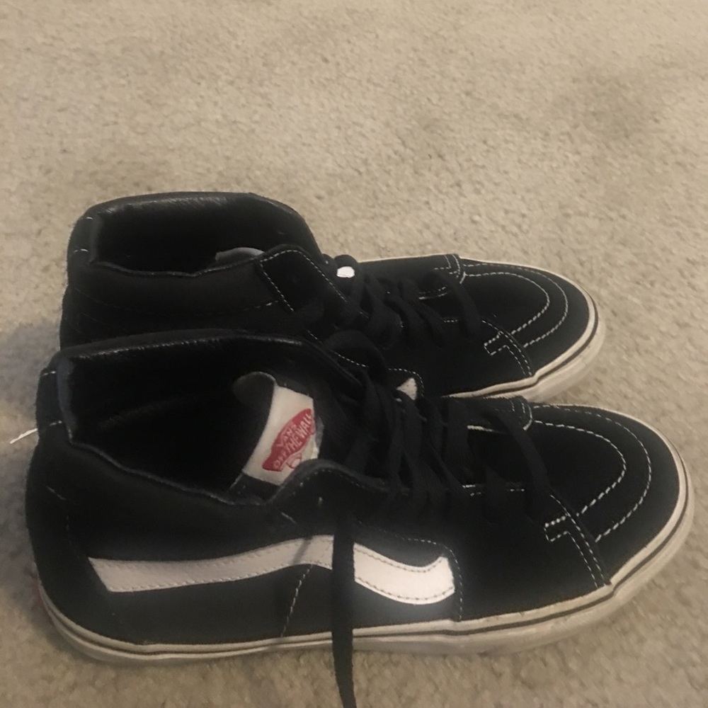 Black high top vans